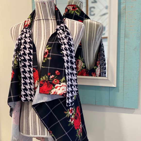 The Modest•T Boutique Jackets & Blazers - Modest•T Boutique // Mixed Print Vest